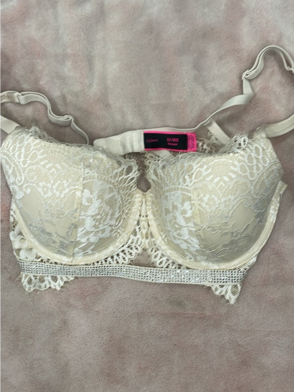 La SENZA Ivory Lace Balconette Bra